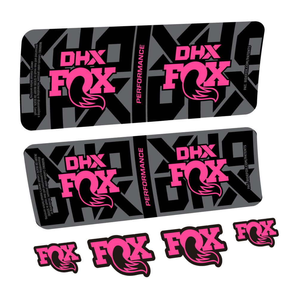 Stickers Fox DHX Performance 2027 compatibles - Autocollants amortisseur VTT