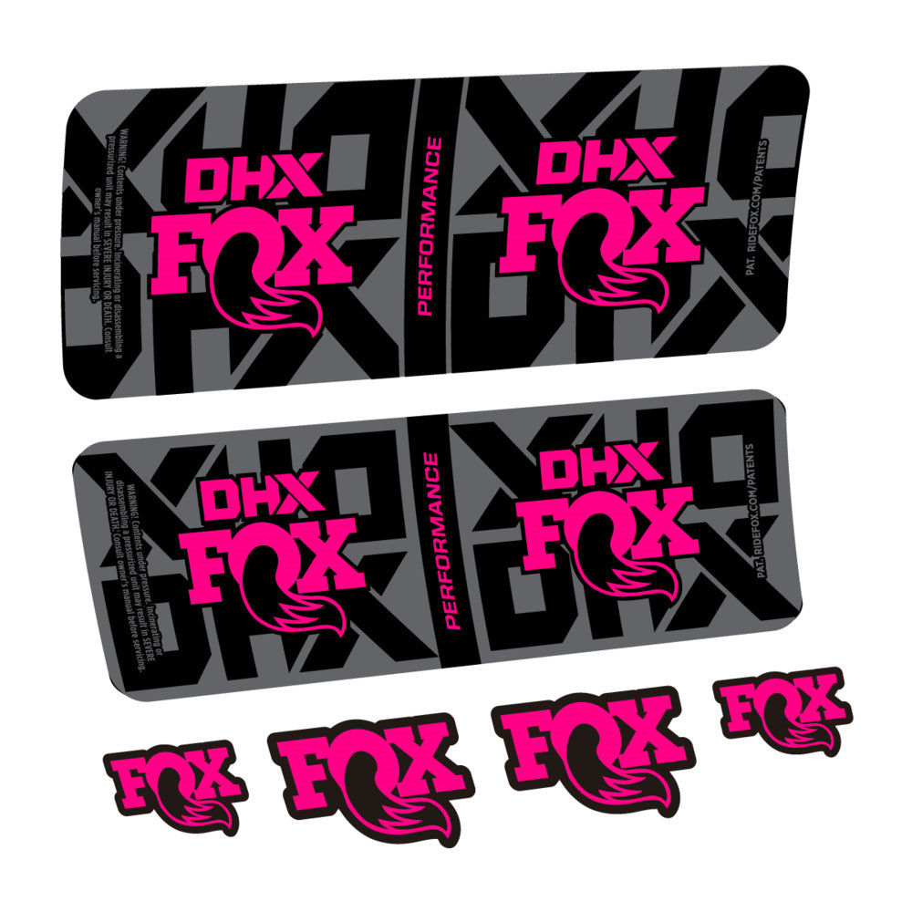 Stickers Fox DHX Performance 2027 compatibles - Autocollants amortisseur VTT