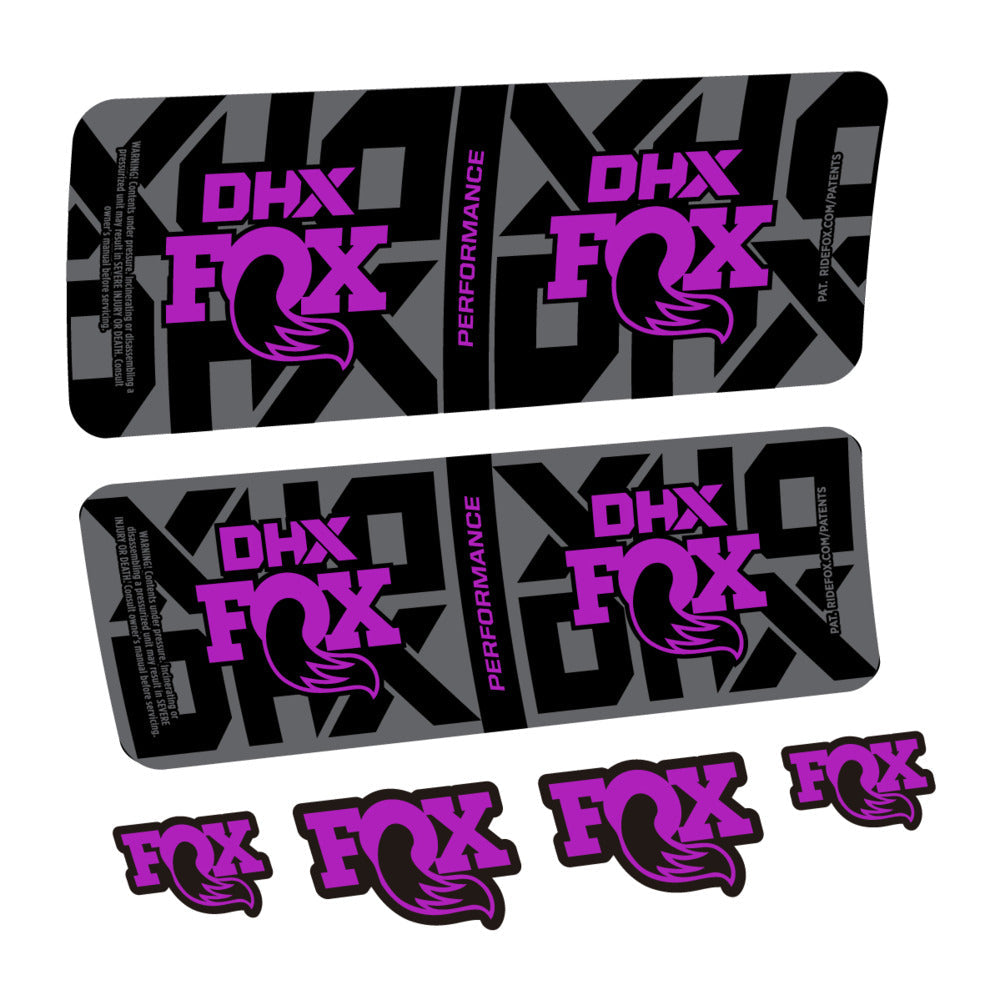 Stickers Fox DHX Performance 2027 compatibles - Autocollants amortisseur VTT