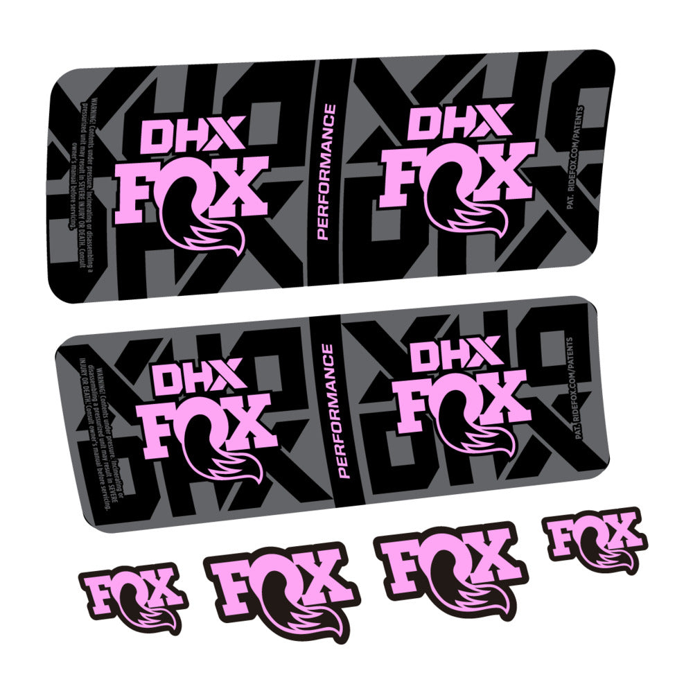 Stickers Fox DHX Performance 2027 compatibles - Autocollants amortisseur VTT