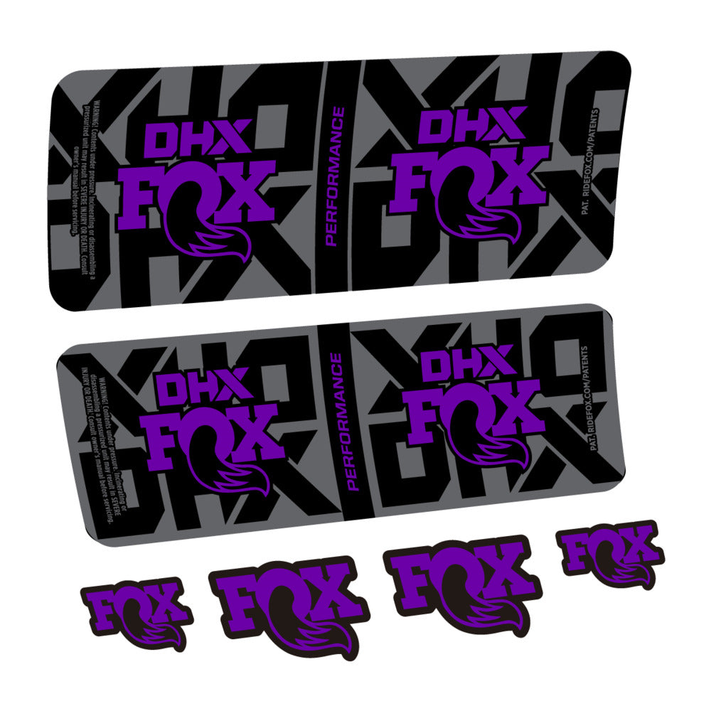 Stickers Fox DHX Performance 2027 compatibles - Autocollants amortisseur VTT