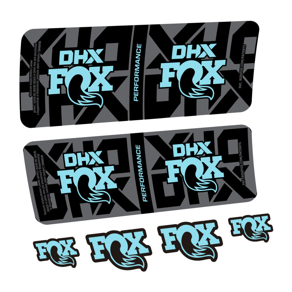 Stickers Fox DHX Performance 2027 compatibles - Autocollants amortisseur VTT