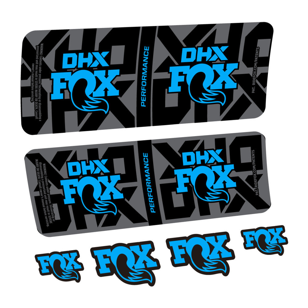 Stickers Fox DHX Performance 2027 compatibles - Autocollants amortisseur VTT