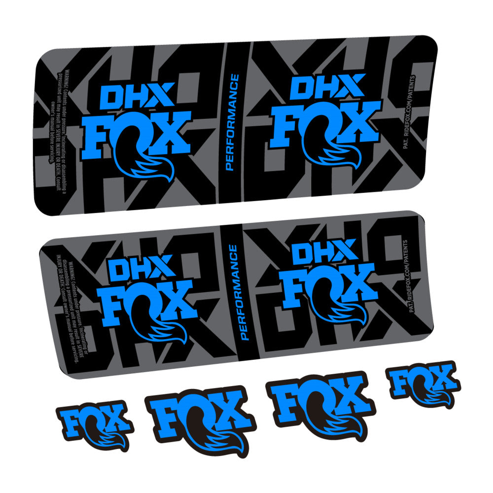 Stickers Fox DHX Performance 2027 compatibles - Autocollants amortisseur VTT