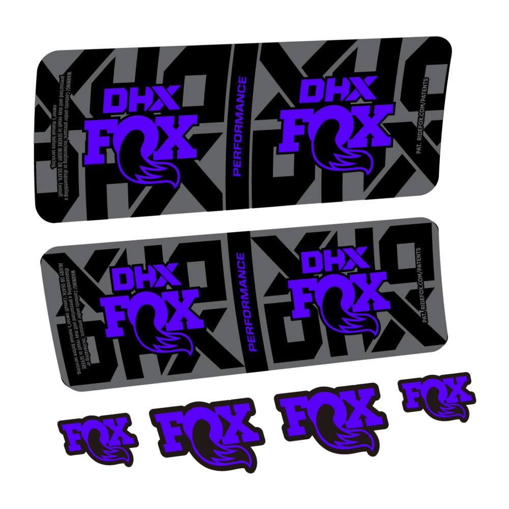 Stickers Fox DHX Performance 2027 compatibles - Autocollants amortisseur VTT