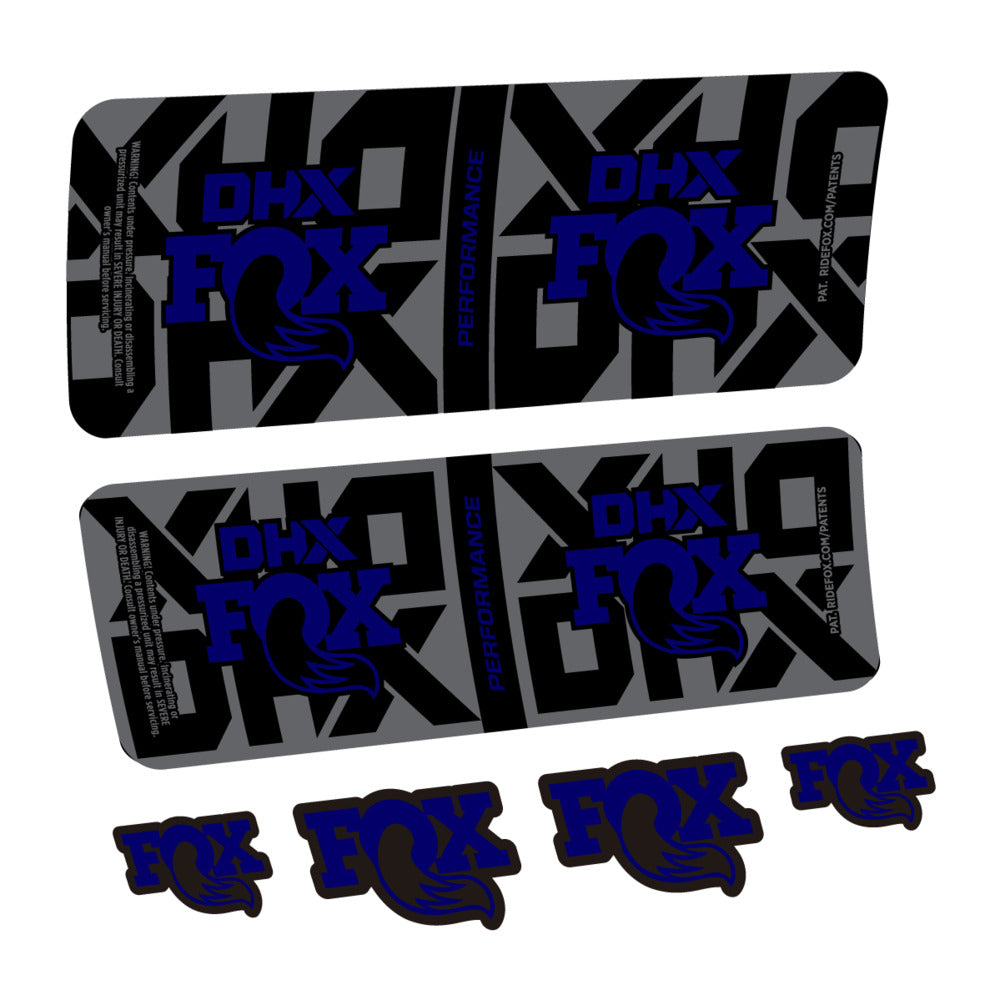Stickers Fox DHX Performance 2027 compatibles - Autocollants amortisseur VTT