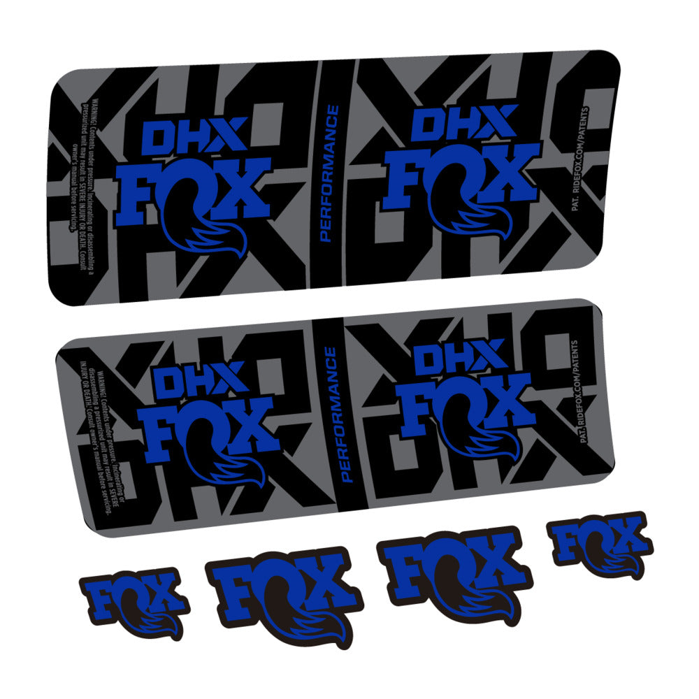 Stickers Fox DHX Performance 2027 compatibles - Autocollants amortisseur VTT