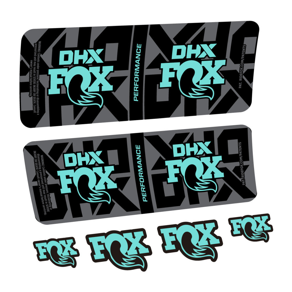 Stickers Fox DHX Performance 2027 compatibles - Autocollants amortisseur VTT