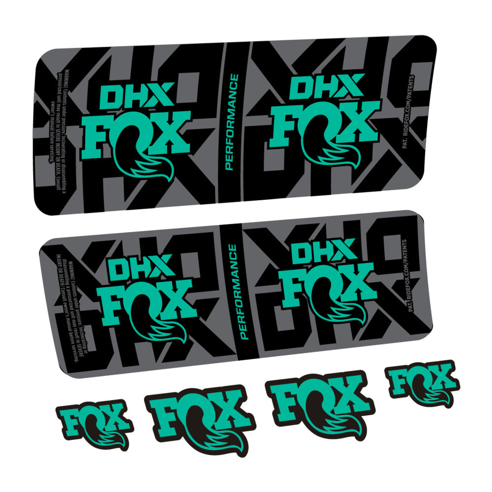 Stickers Fox DHX Performance 2027 compatibles - Autocollants amortisseur VTT