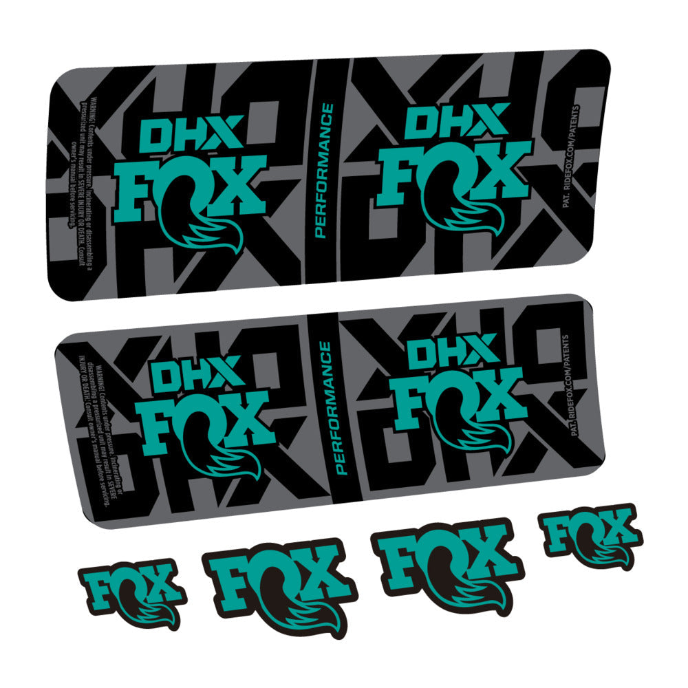 Stickers Fox DHX Performance 2027 compatibles - Autocollants amortisseur VTT
