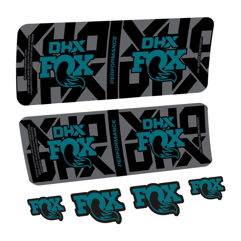 Stickers Fox DHX Performance 2027 compatibles - Autocollants amortisseur VTT