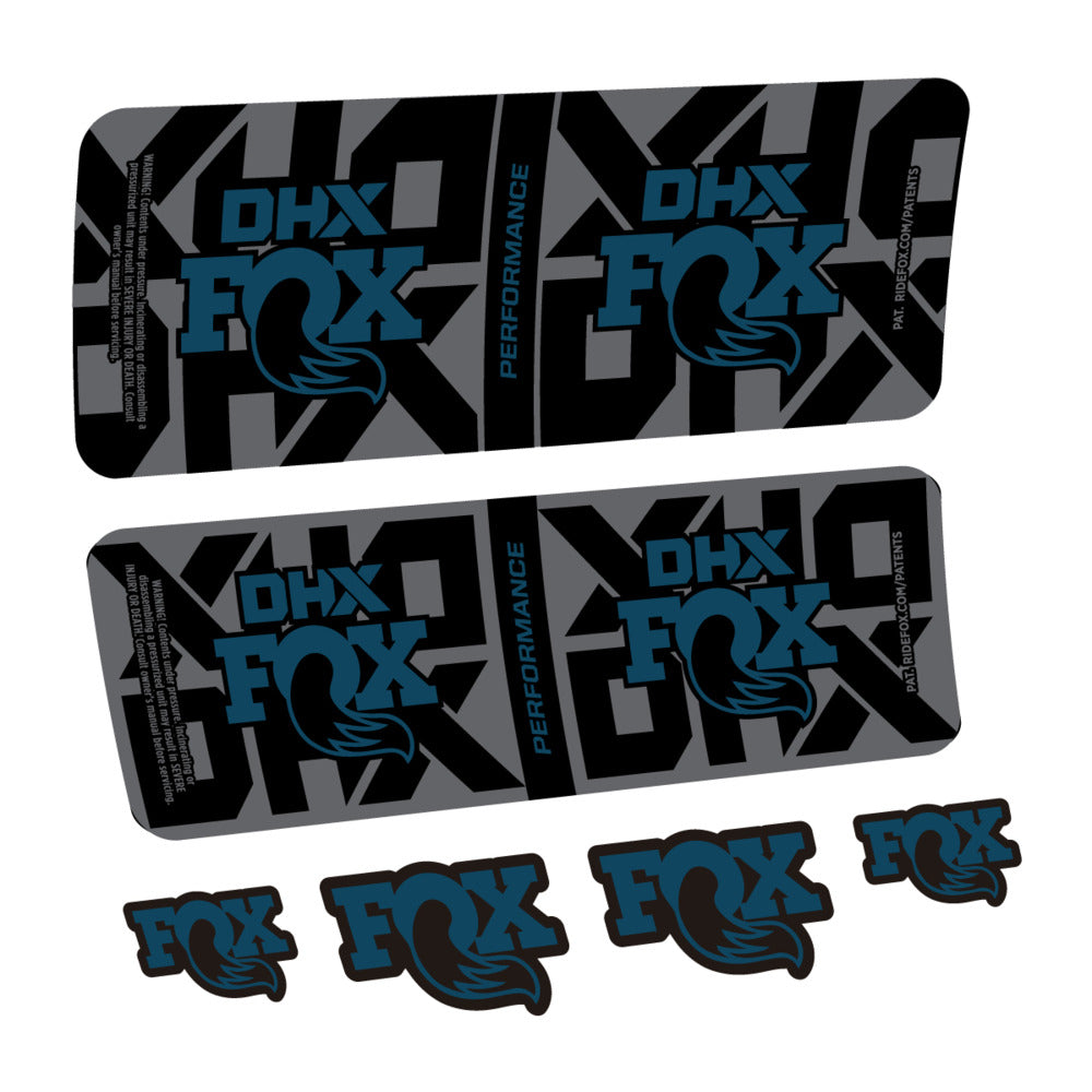 Stickers Fox DHX Performance 2027 compatibles - Autocollants amortisseur VTT