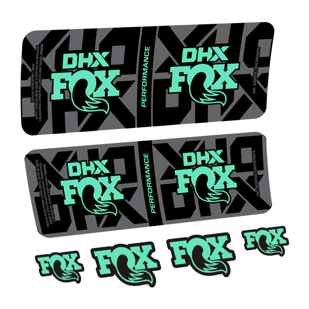 Stickers Fox DHX Performance 2027 compatibles - Autocollants amortisseur VTT