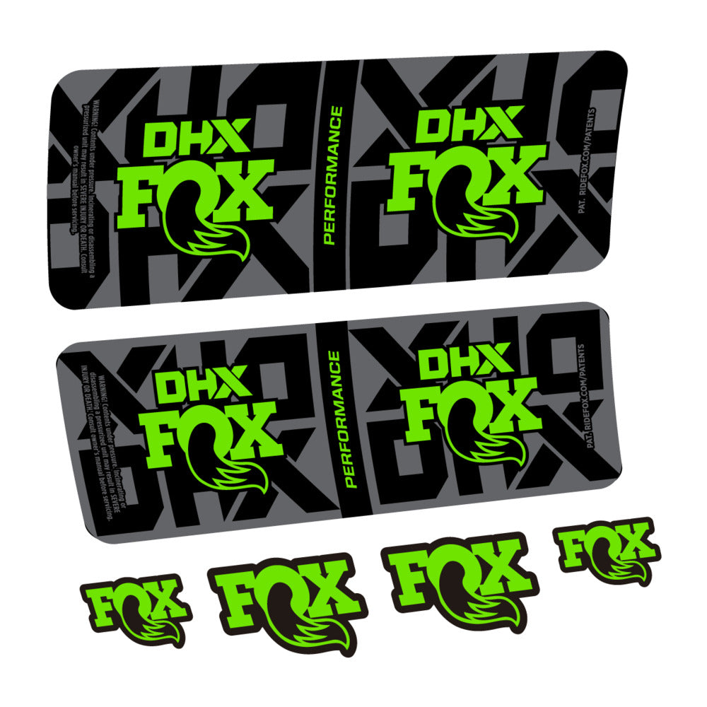 Stickers Fox DHX Performance 2027 compatibles - Autocollants amortisseur VTT