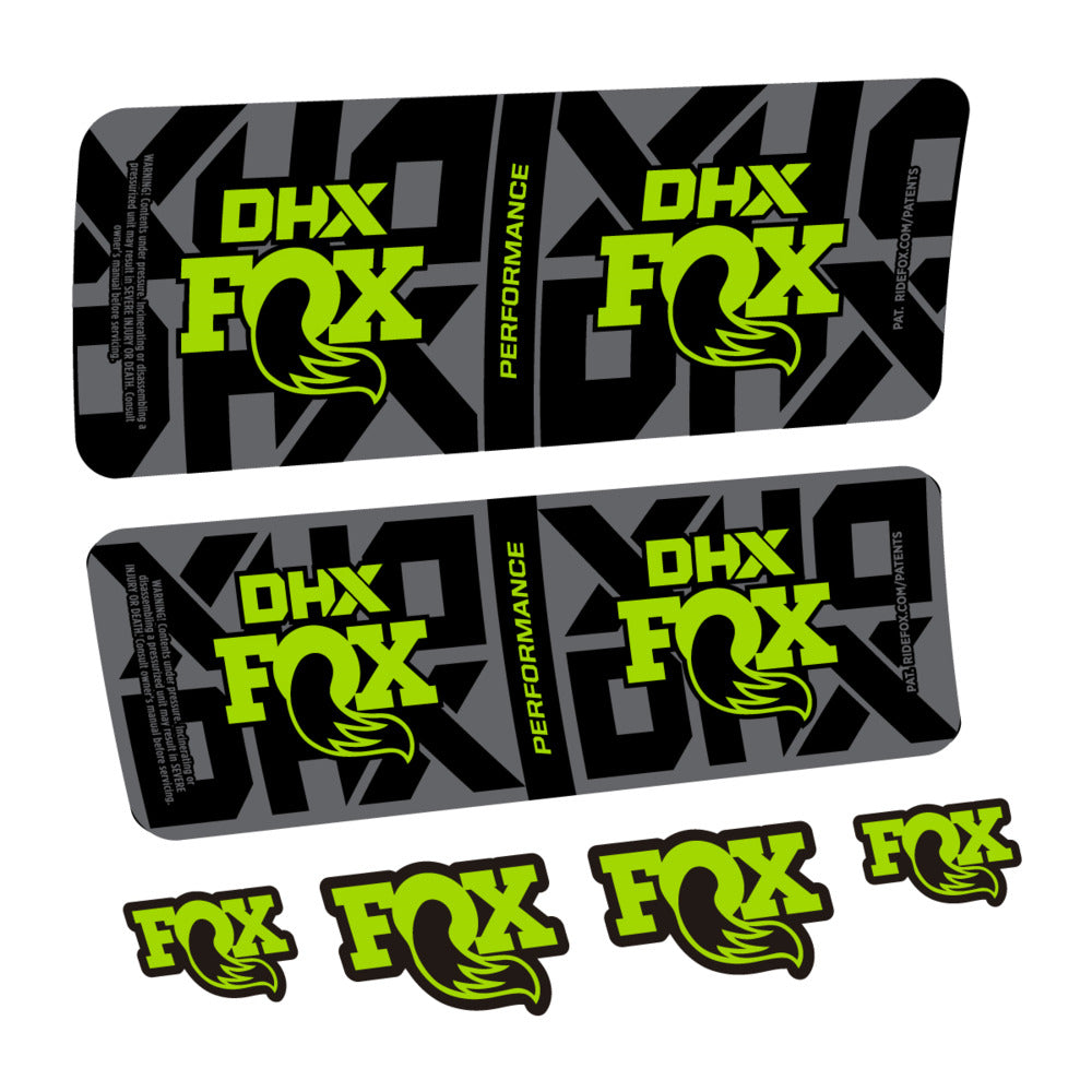 Stickers Fox DHX Performance 2027 compatibles - Autocollants amortisseur VTT