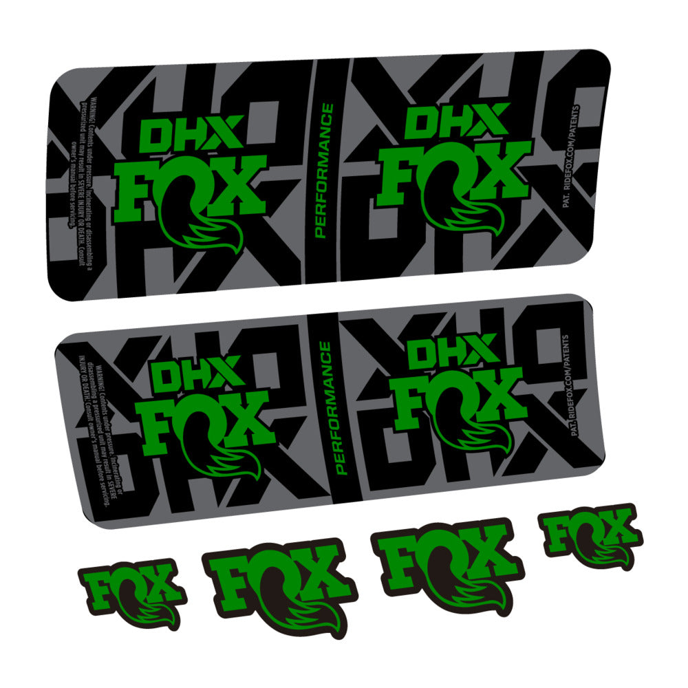Stickers Fox DHX Performance 2027 compatibles - Autocollants amortisseur VTT