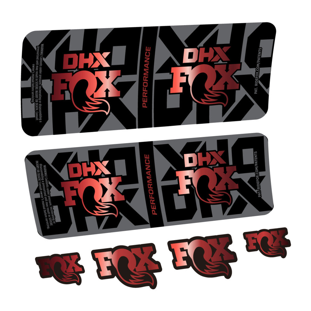 Stickers Fox DHX Performance 2027 compatibles - Autocollants amortisseur VTT