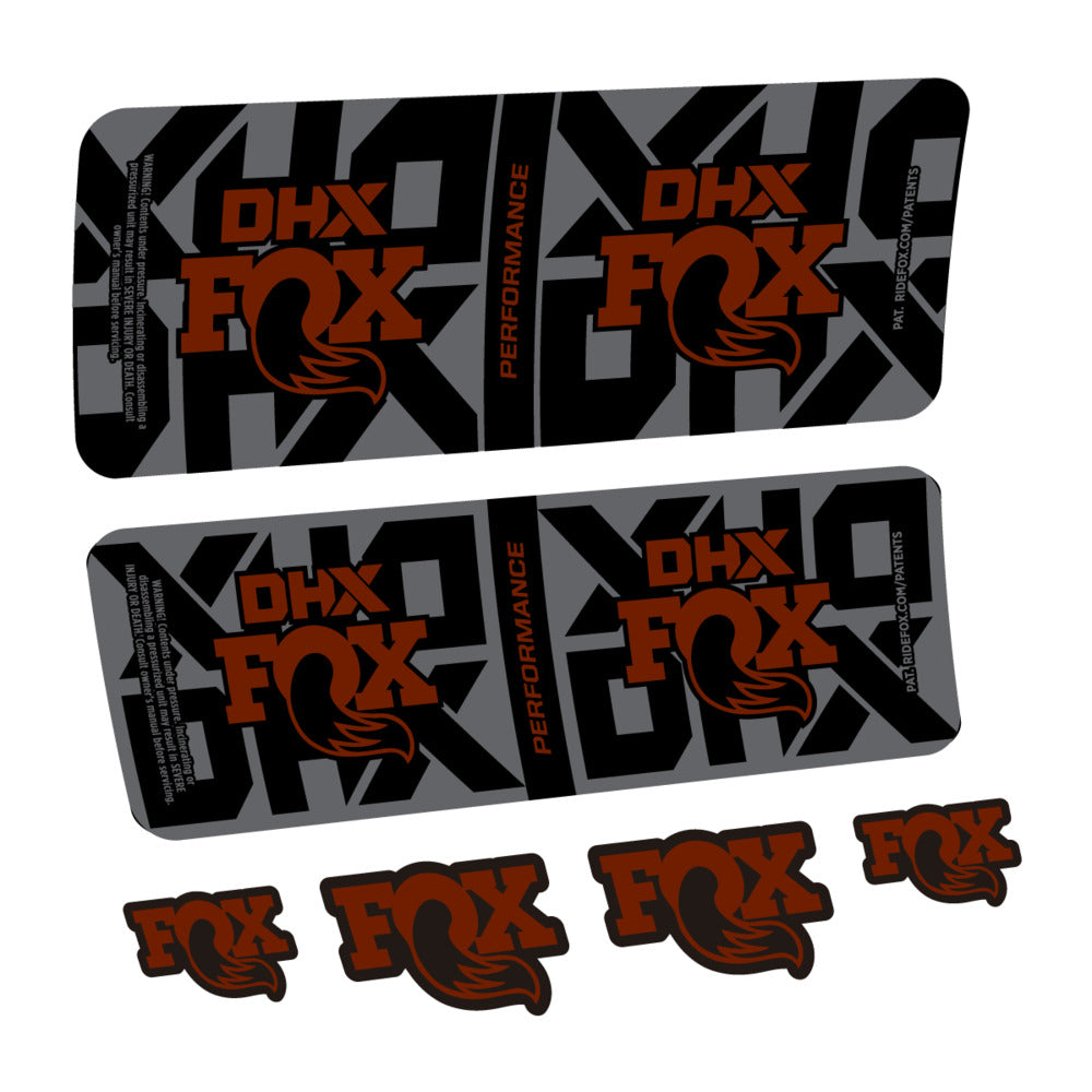 Stickers Fox DHX Performance 2027 compatibles - Autocollants amortisseur VTT