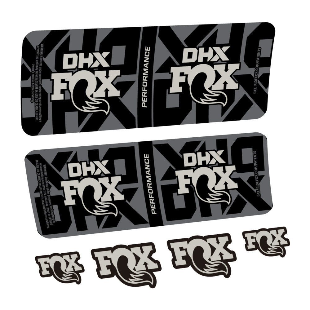 Stickers Fox DHX Performance 2027 compatibles - Autocollants amortisseur VTT