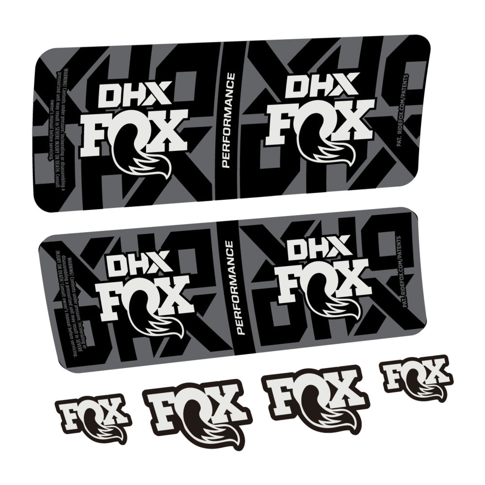Stickers Fox DHX Performance 2027 compatibles - Autocollants amortisseur VTT