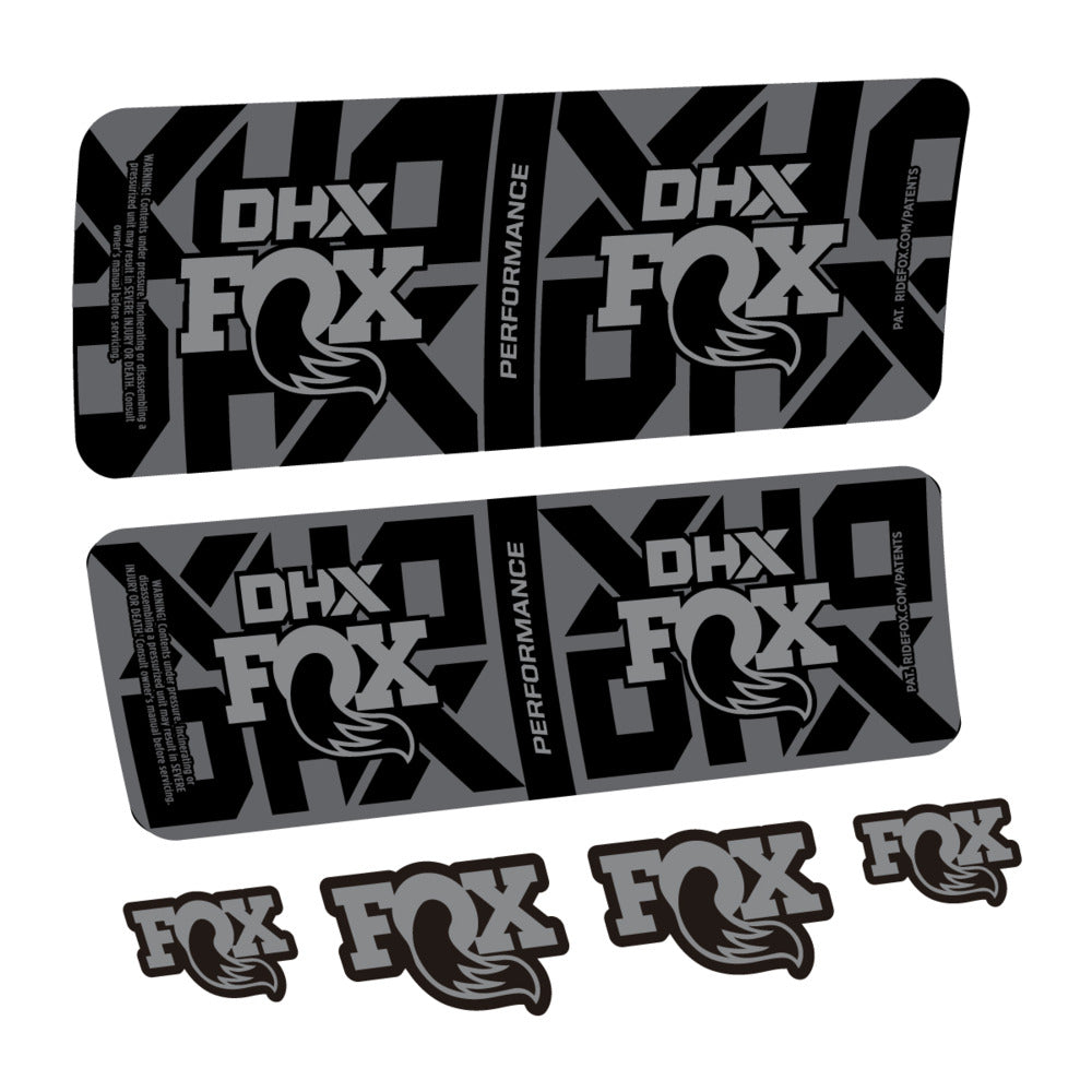 Stickers Fox DHX Performance 2027 compatibles - Autocollants amortisseur VTT