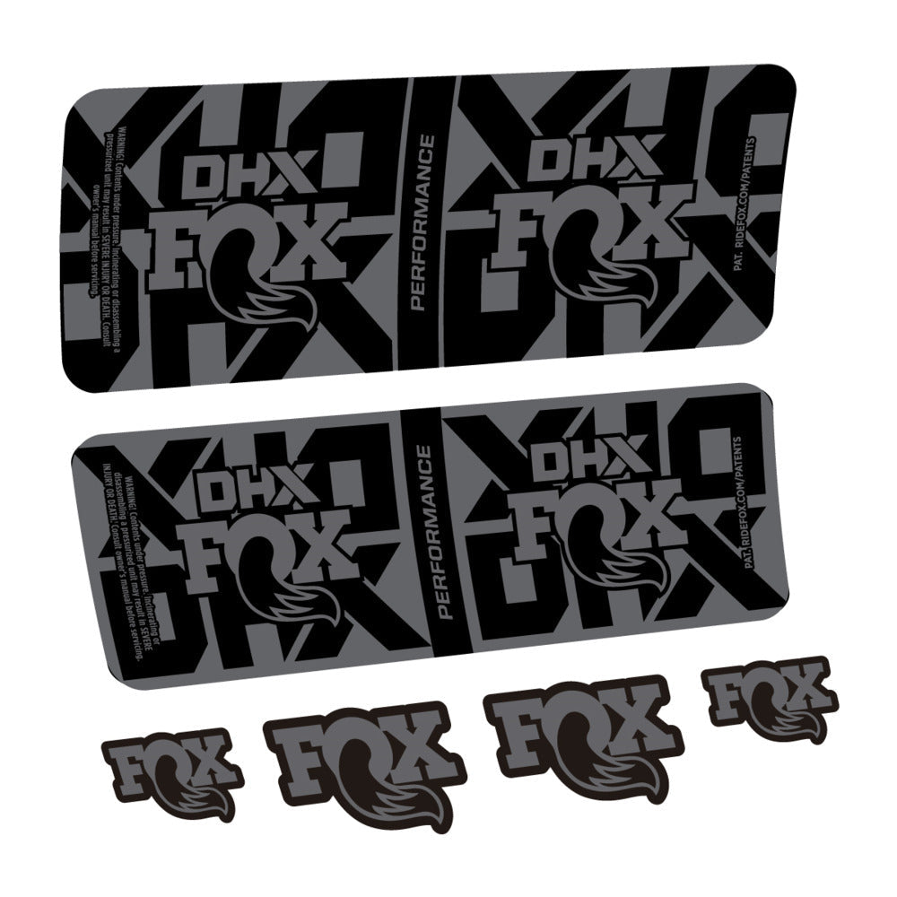 Stickers Fox DHX Performance 2027 compatibles - Autocollants amortisseur VTT