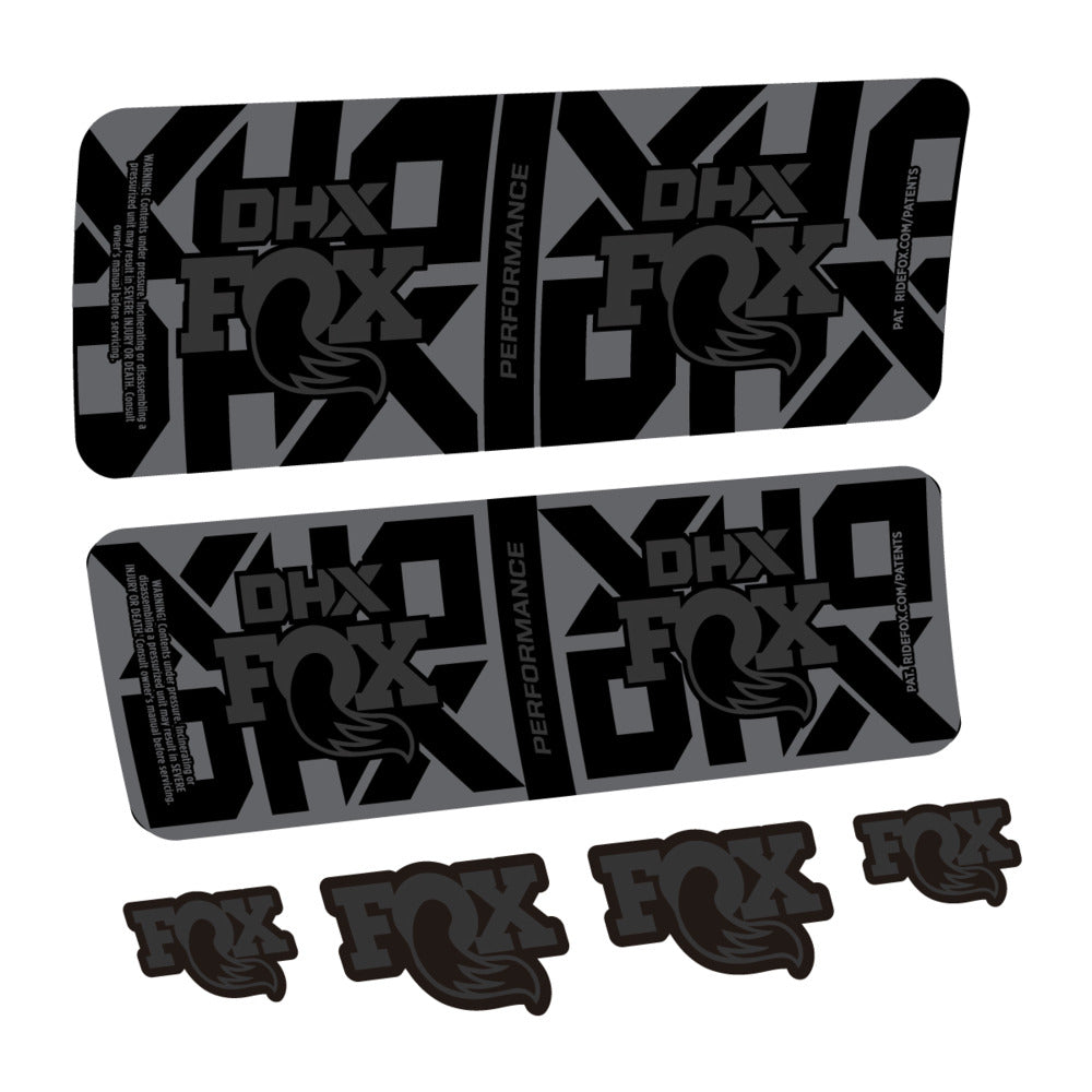 Stickers Fox DHX Performance 2027 compatibles - Autocollants amortisseur VTT