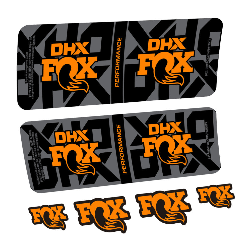 Stickers Fox DHX Performance 2027 compatibles - Autocollants amortisseur VTT