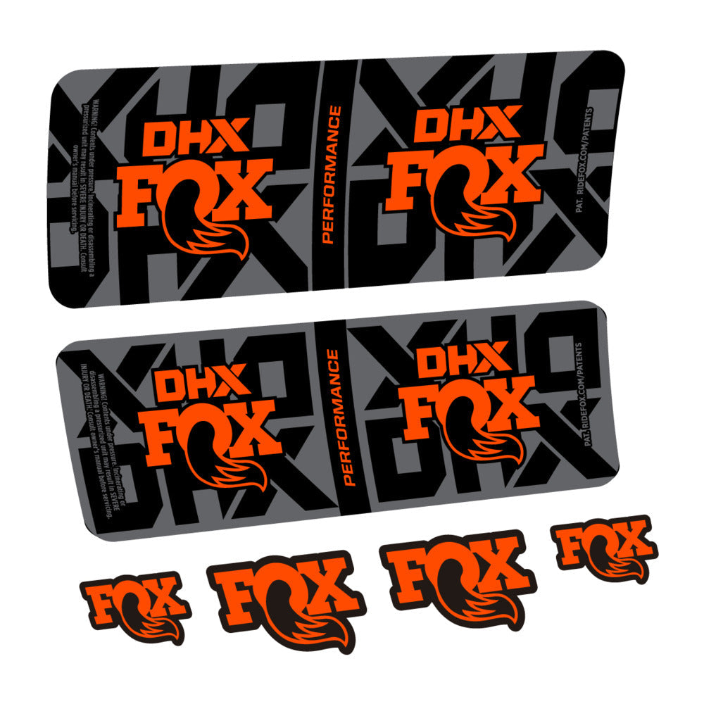 Stickers Fox DHX Performance 2027 compatibles - Autocollants amortisseur VTT