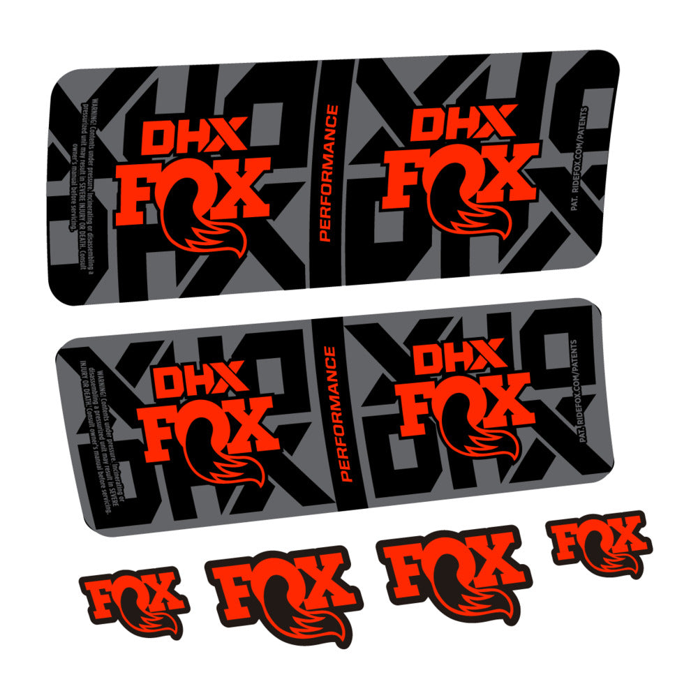 Stickers Fox DHX Performance 2027 compatibles - Autocollants amortisseur VTT