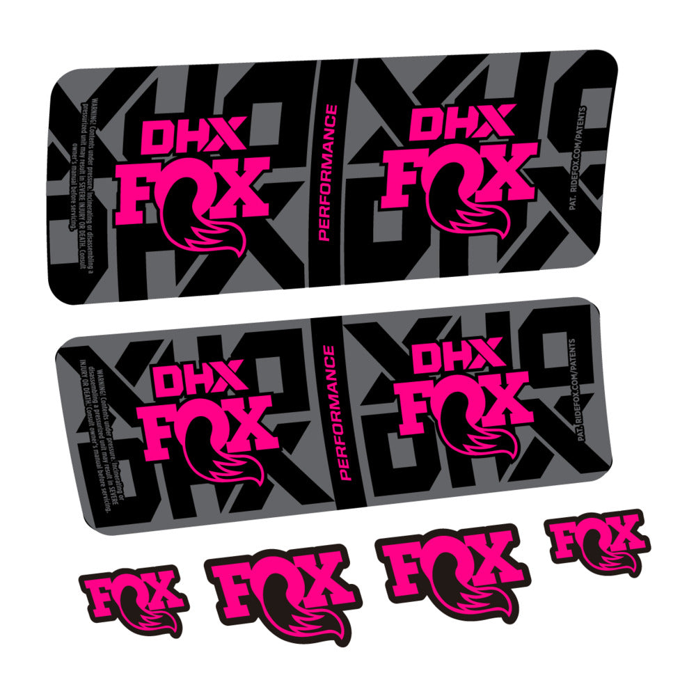 Stickers Fox DHX Performance 2027 compatibles - Autocollants amortisseur VTT