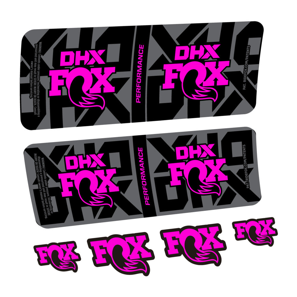 Stickers Fox DHX Performance 2027 compatibles - Autocollants amortisseur VTT