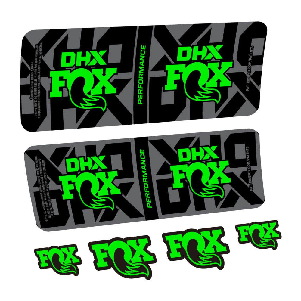 Stickers Fox DHX Performance 2027 compatibles - Autocollants amortisseur VTT