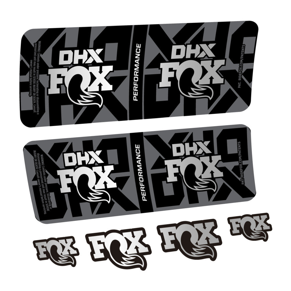 Stickers Fox DHX Performance 2027 compatibles - Autocollants amortisseur VTT