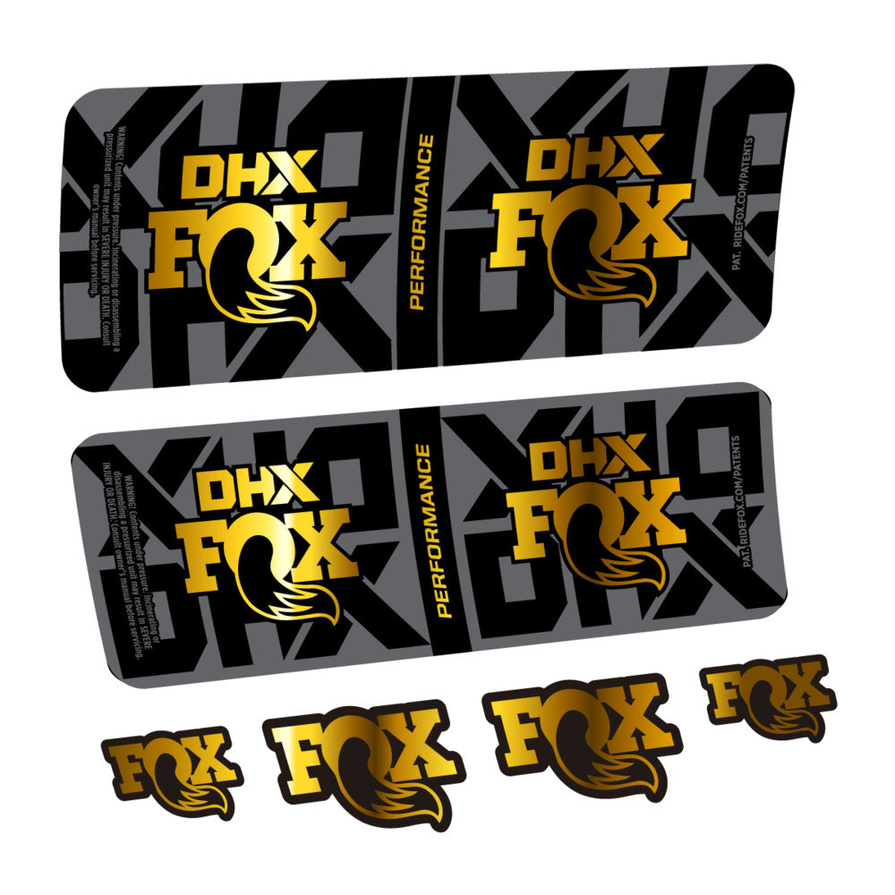 Stickers Fox DHX Performance 2027 compatibles - Autocollants amortisseur VTT