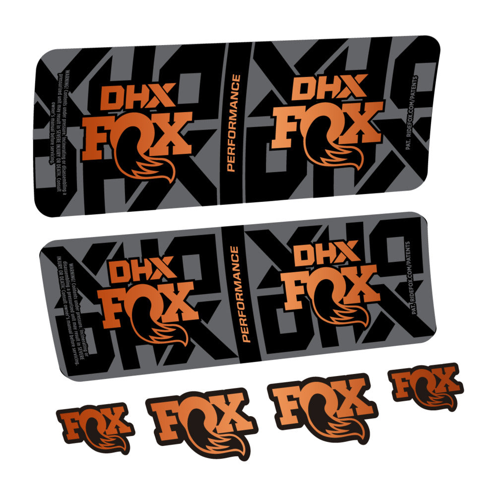 Stickers Fox DHX Performance 2027 compatibles - Autocollants amortisseur VTT