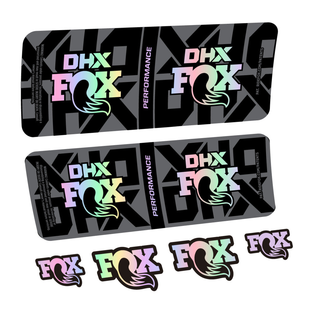 Stickers Fox DHX Performance 2027 compatibles - Autocollants amortisseur VTT