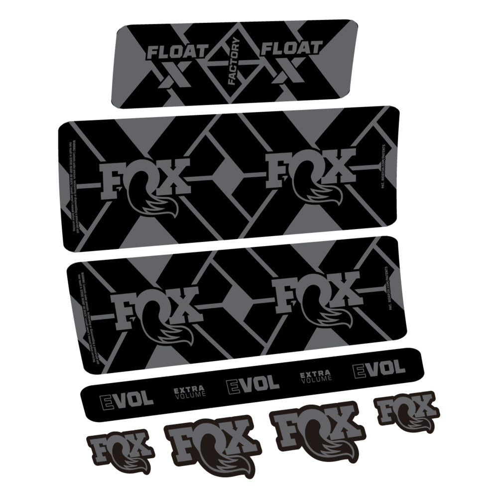 Stickers Fox Float X Factory 2027 compatibles - Autocollants amortisseur VTT