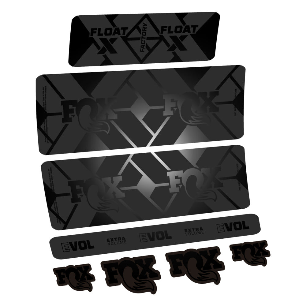 Stickers Fox Float X Factory 2027 compatibles - Autocollants amortisseur VTT