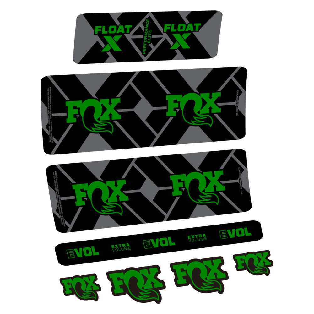 Stickers Fox Float X Performance Elite 2027 compatibles - Autocollants amortisseur VTT