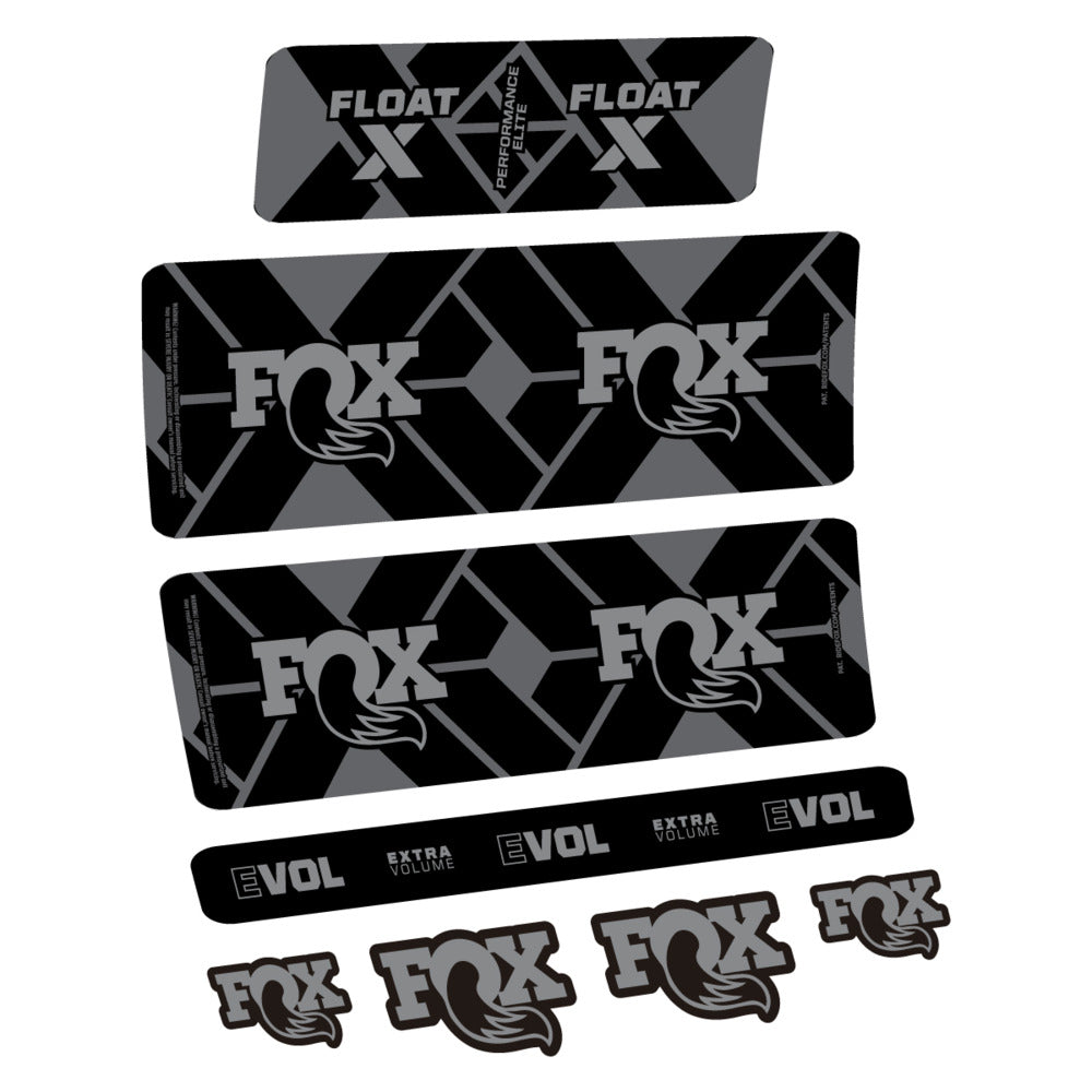 Stickers Fox Float X Performance Elite 2027 compatibles - Autocollants amortisseur VTT