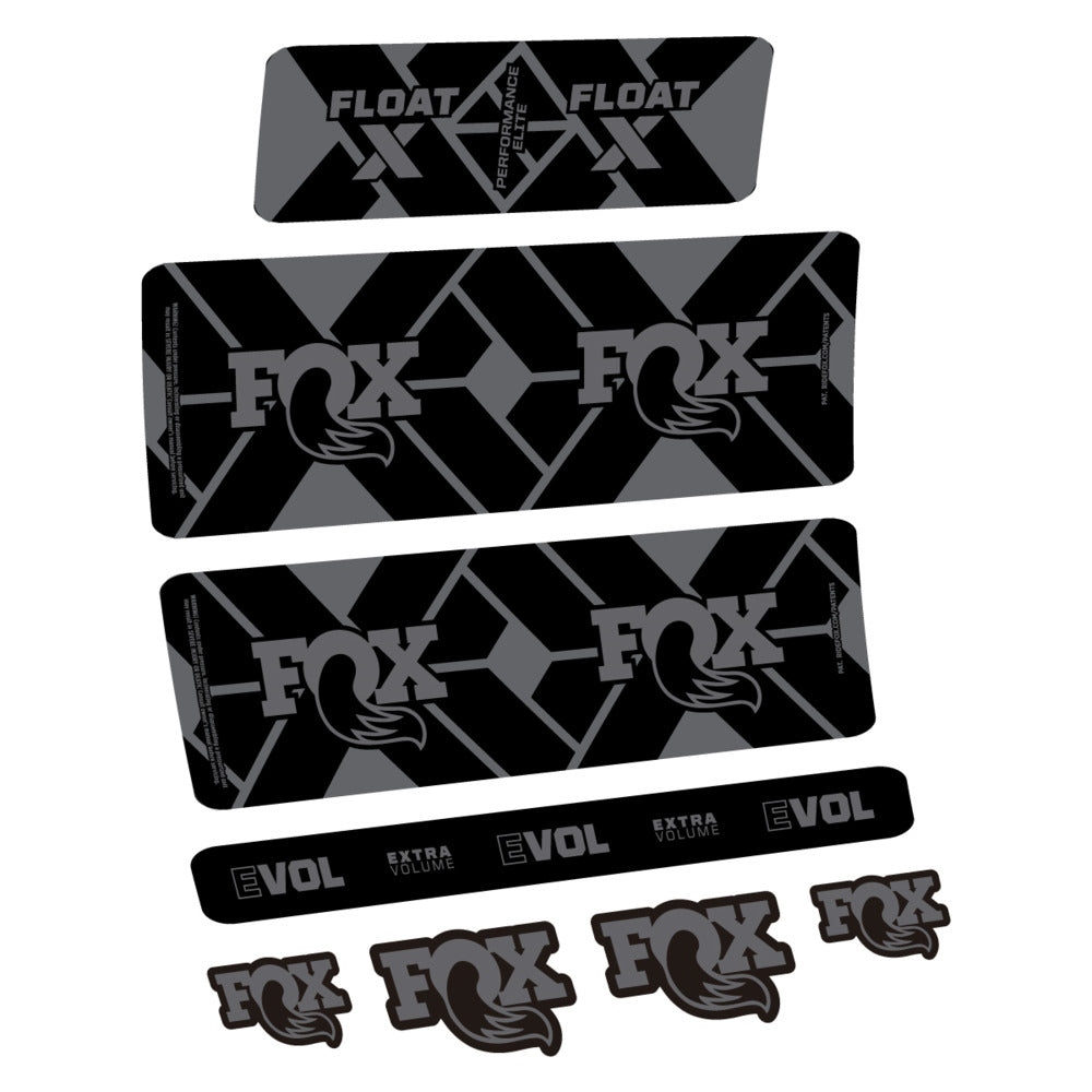 Stickers Fox Float X Performance Elite 2027 compatibles - Autocollants amortisseur VTT