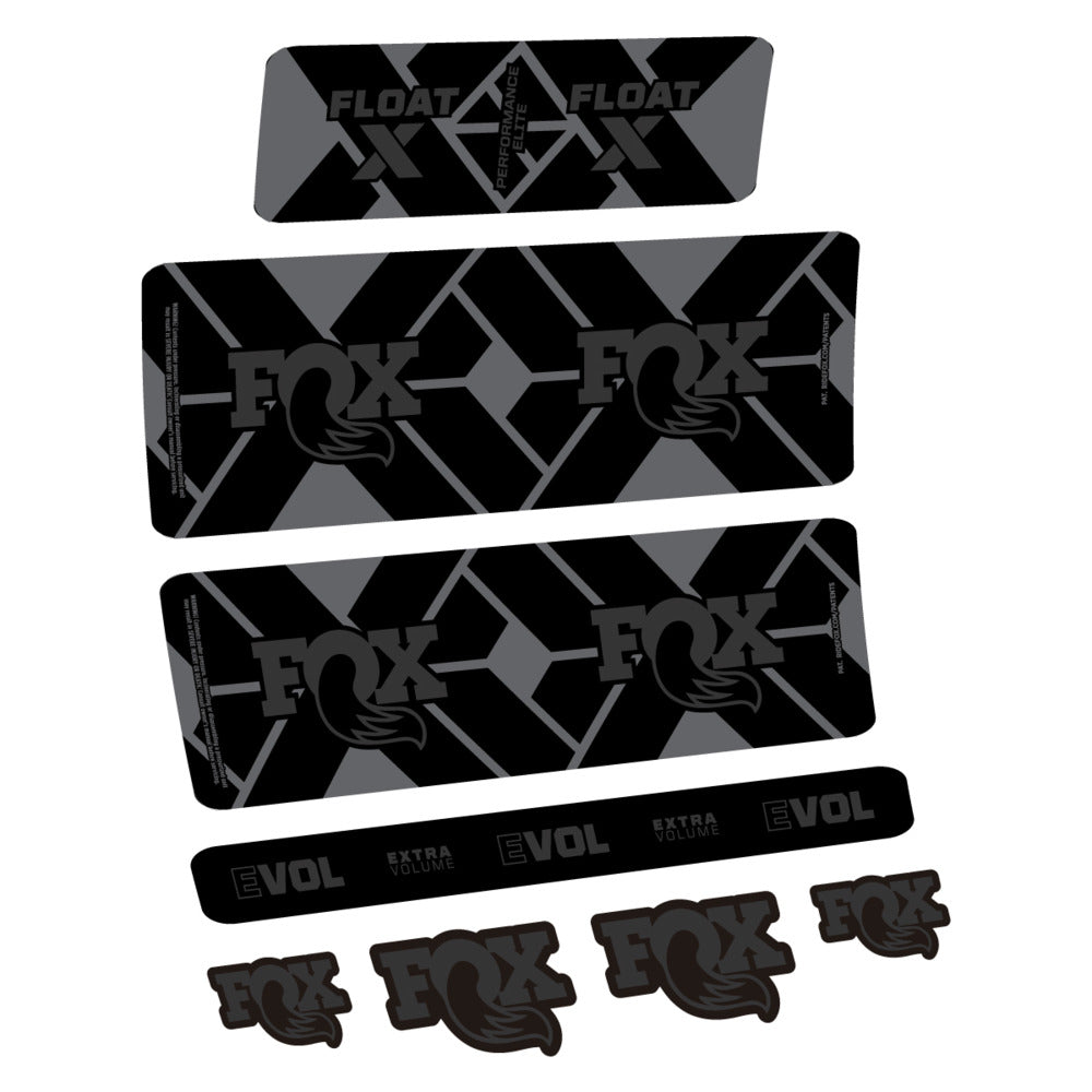Stickers Fox Float X Performance Elite 2027 compatibles - Autocollants amortisseur VTT