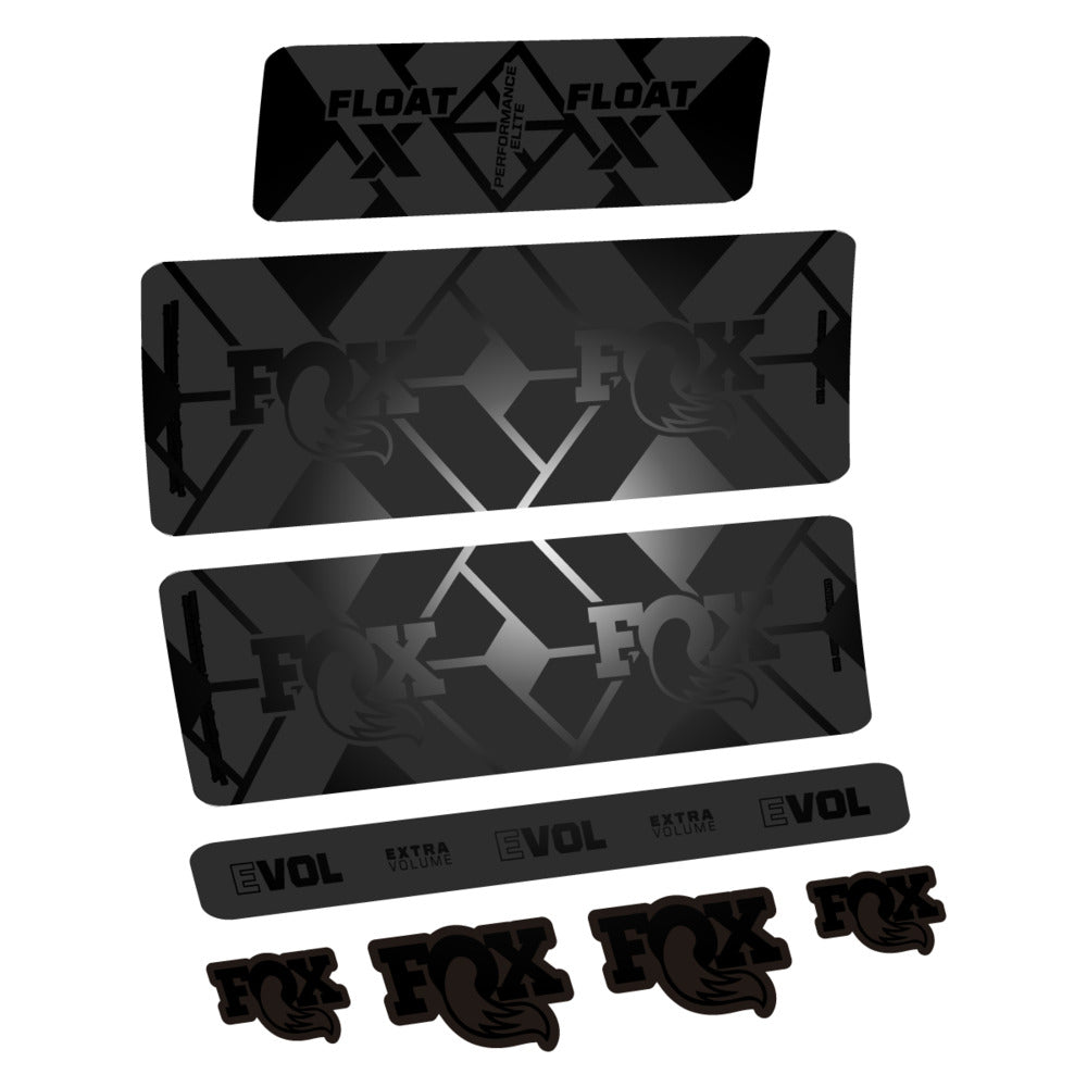 Stickers Fox Float X Performance Elite 2027 compatibles - Autocollants amortisseur VTT