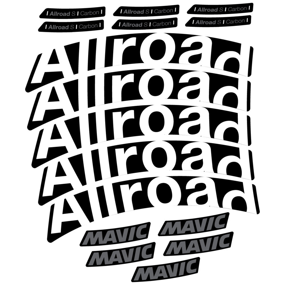Stickers Compatible Decal Mavic Allroad S Carbon 2025 compatibles - Autocollants roue vélo route
