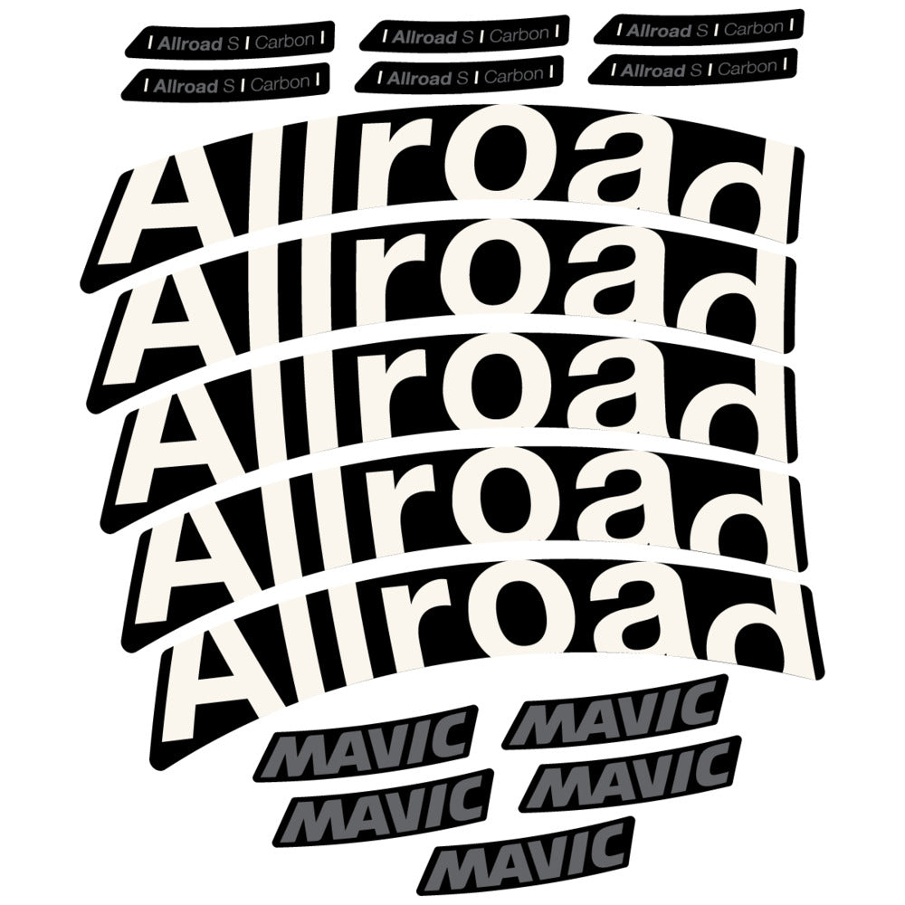 Stickers Compatible Decal Mavic Allroad S Carbon 2025 compatibles - Autocollants roue vélo route