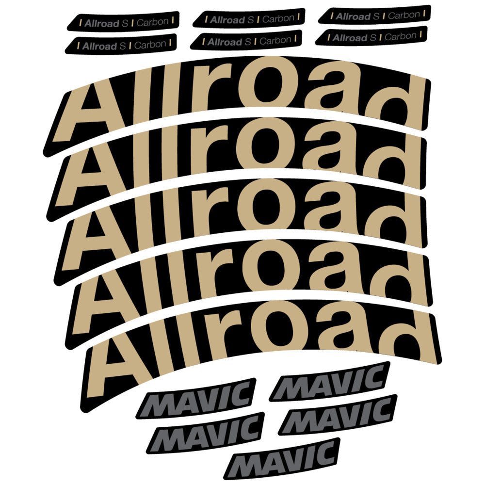 Stickers Compatible Decal Mavic Allroad S Carbon 2025 compatibles - Autocollants roue vélo route