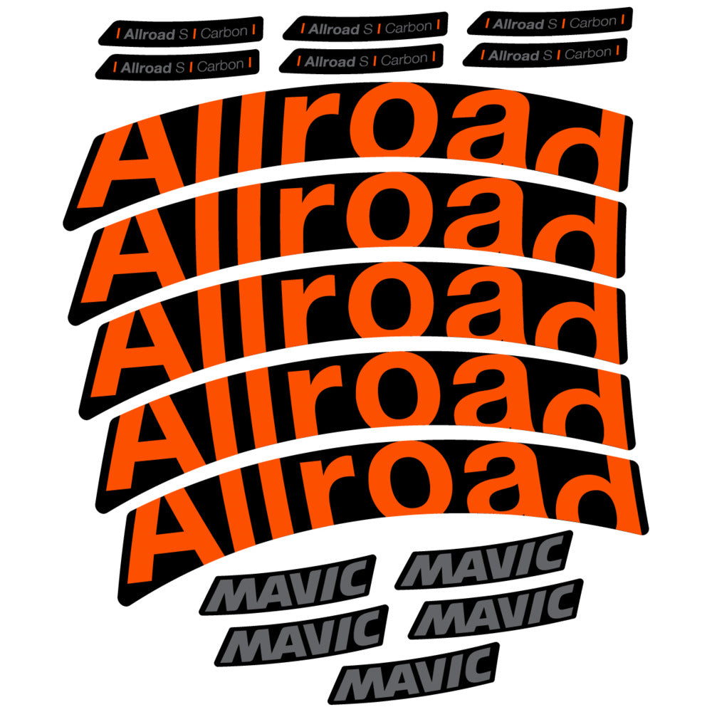 Stickers Compatible Decal Mavic Allroad S Carbon 2025 compatibles - Autocollants roue vélo route