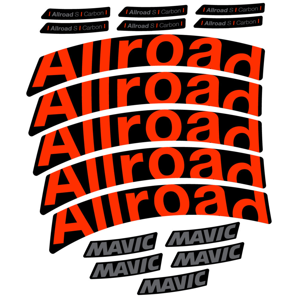 Stickers Compatible Decal Mavic Allroad S Carbon 2025 compatibles - Autocollants roue vélo route