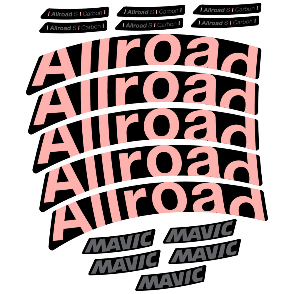 Stickers Compatible Decal Mavic Allroad S Carbon 2025 compatibles - Autocollants roue vélo route